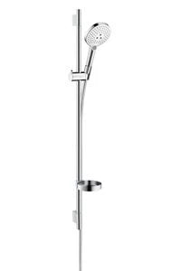Hansgrohe Raindance Select set de douche Unica'S Puro 90CM  blanc/chromé 3 jets,m/barre murale,porte-savon,flexible 160CM
