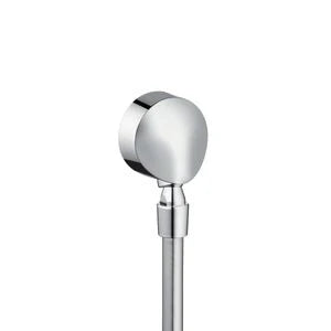Hansgrohe Fixfit coude de raccordement Fixfit 1/2 E-DN15 chromé montage mural avec rotule et clapet anti-retour