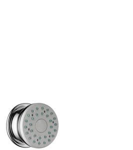 Hansgrohe douchette latérale BODYVETTE avec fonction arrêt chromé avec jet de pluie - rotule - avec rubit