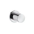 SET DE FINITION AXOR UNO chromé pour robinet d'arret encastr? 1/2,3/4