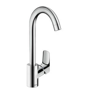 Hansgrohe Logis Comfortzone 260 mitigeur cuisine chromé poignée peut être montée à gauche ou à droite