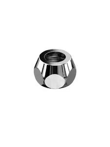 Schell écrou 10 x 1/2 F - chromé - avec bague de compression