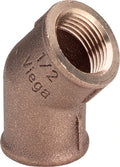 Viega bronze coude 45° FF 2 x 2