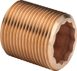 Viega bronze mamelon sans arret avec imbus MM 3/4 x 60 mm
