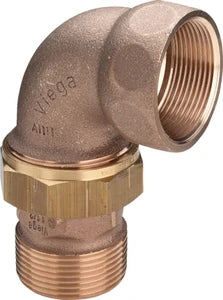 Viega bronze raccord 3-pièces équerre joint plat MF 4/4 x 4/4