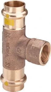 Viega Profipress Gas te reduit FFF 18 x 1/2 F x 18 mm