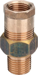 Viega bronze raccord 3-pièces droit étanchéité conique MF 1/2 x 1/2