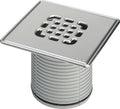 REHAUSSE VIEGA ADVANTIX 150 - 150 o avec joint et grille inox