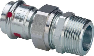 Viega Prestabo acier zingué raccord 3-pièces joint plat MF 42 x 6/4 M