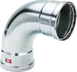 Viega Prestabo acier zingué XL coude 90° FF 88,9 x 88,9 mm