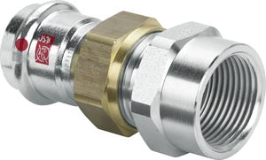Viega Prestabo acier zingué raccord 3-pièces joint plat FF 35 x 5/4 F
