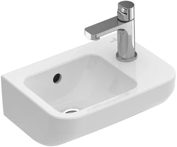 Villeroy & Boch Omnia Architectura lave-mains 360 x 260 mm - blanc - avec trou de robinet droite - avec trop-plein