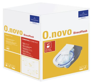 Villeroy & Boch O.Novo wc-suspendu PACK DirectFlush (wc-suspendu + siège softclose) sans bride - blanc - B360xD560 mm