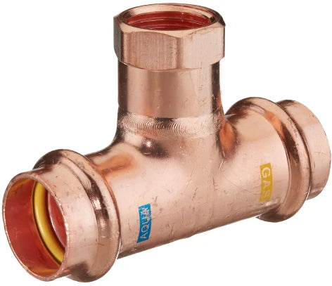 ProOne Combiline Aquagas té réduit avec filetage femelle 22 x 1/2 F x 22 mm (profil V)