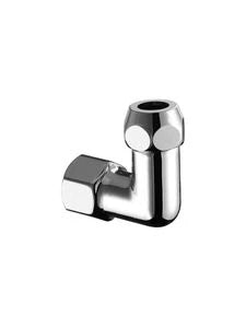 Schell raccord droit équerre FF 10 x 3/8 F - chromé