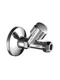 Schell Comfort robinet d'arrêt droit 1/2 x 10 mm - chromé - avec rosace
