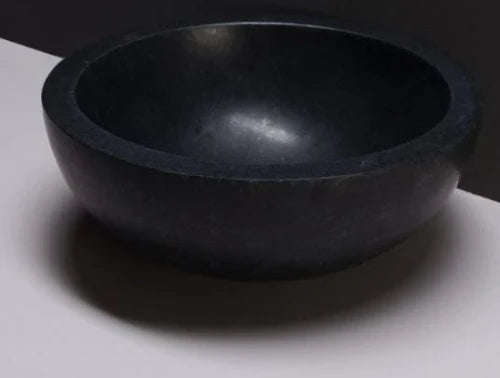 Procasa Pietra lavabo à poser 400 x 400 mm - granit adouci - pierre naturelle - sans trou de robinet - sans trop-plein