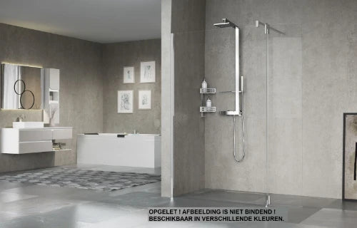 CLOISON NOVELLINI GIADA 37 - 195 ! chromé partie pivotante
