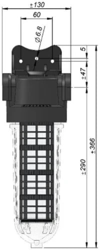 Cintropur Smart Line SL240 filtre à eau 3/4 x 3/4 - 25 micron - débit 3500 l/h