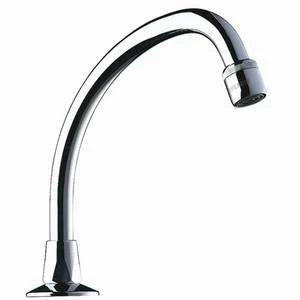 BEC D'ECOULEMENT DELABIE 1/2 M modele haute orientable-saillie 150 mm-a/mousseur-pour lavabo