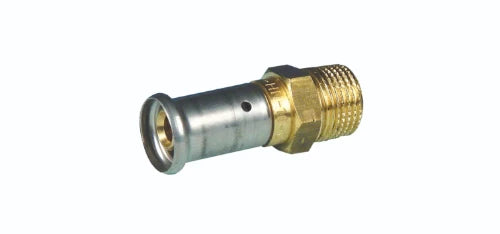 Henco laiton à sertir raccord de transition MF 20 x 1/2 M