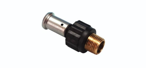 Henco PVDF à sertir raccord de transition MF 16 x 1/2 M
