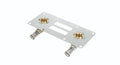 Henco P-serie laiton à sertir support mural pour 2 appliques avec coude de transition 90° FF 16 x 1/2 F - pour plaque de plâtre