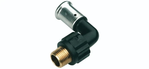 Henco PVDF à sertir coude de transition 90° MF 20 x 1/2 M