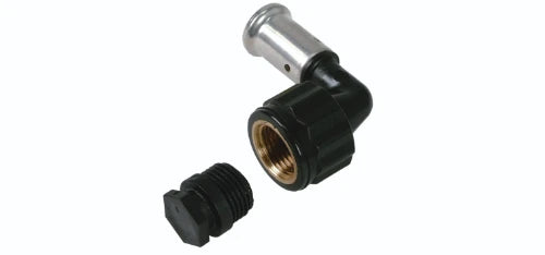 Henco PVDF à sertir coude de transition 90° FF 20 x 3/4 F