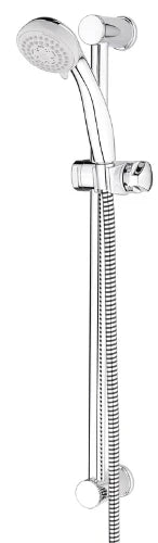 Procasa C50 set de douche 600 mm - douchette 3 jets (8 l/m) - flexible 1600 mm - chromé