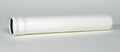 Ubbink Rolux parallel luchttoevoer verlengstuk diam 80mm, lengte 1000mm PP120 wit