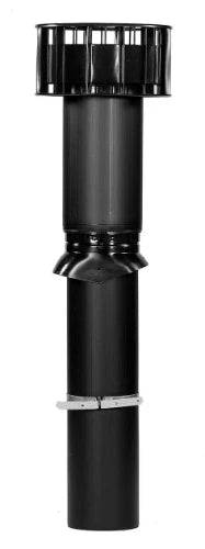 Ubbink Multivent K passage toiture ventilation (longueur 900mm) 131 mm - RAL 7016 gris anthracite - avec réticule