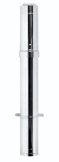 Ubbink Rolux concentrique PP/Inox passage toiture 80/125 mm - avec collerette