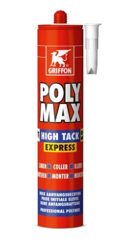 Griffon Poly Max High Tack MS-polymère kit 310 ml - blanc