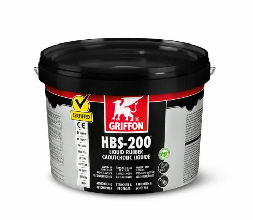 Griffon HBS-200 pâte d'étanchéité 5000 ml - noir - caoutchouc liquide