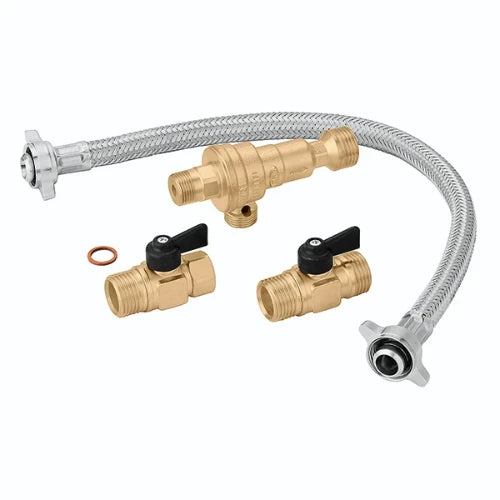 Caleffi CV set de remlissage 1/2 M 10bar/40°C max BELGAQUA 400 - INCL. Vanne à bille et clapet anti-retour CAb