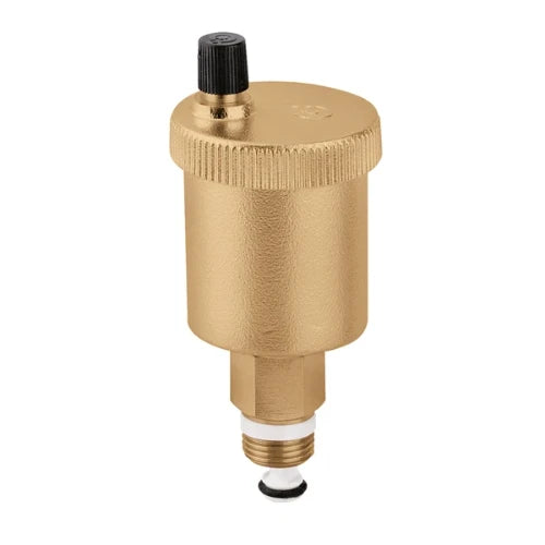 Caleffi Minical purgeur automatique 3/8 M - chromé - avec clapet d'isolement