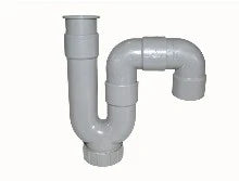 Nicoll PVC à coller siphon avec tubulure 40 x 40 mm - gris