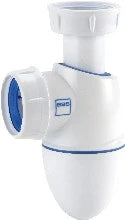 Nicoll EasyPhon siphon bouteille 5/4 x 40 mm - blanc