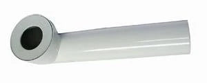 Nicoll coude de raccordement wc 90° FM 107 x 110 mm - modèle long 400 mm