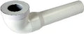 Nicoll coude de raccordement wc 90° FM 107 x 80 mm - modèle long 500 mm