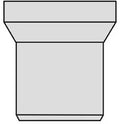 Nicoll QW manchon de raccordement wc (longueur 250 mm) 90 mm - blanc
