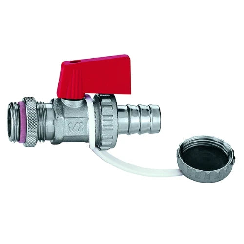 Caleffi 538 robinet de vidage pour chaudière 1/2 M - chrome