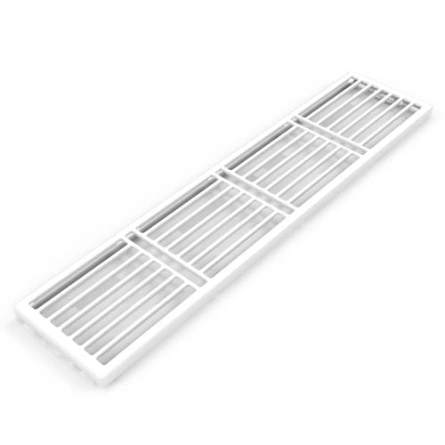 STELRAD Accord grille T22xL2000 Ral 9016 - blanc signalisation