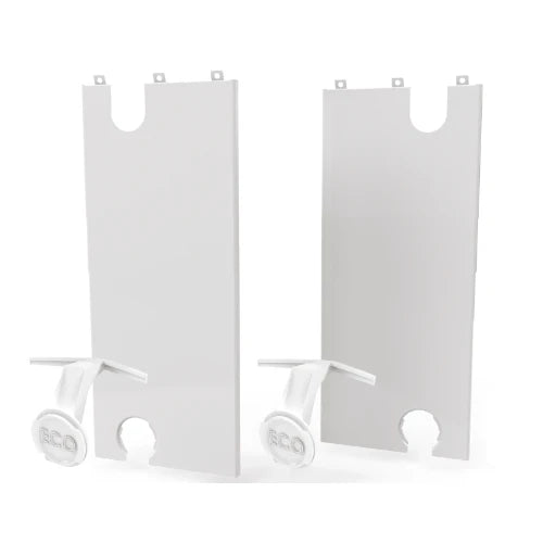 STELRAD  panneaux lateral met ArrowCL (set de 2 pieces) 900xT33 Ral 9016 - blanc signalisation
