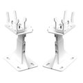 Stelrad Acces pieds sol fini T22-44 (set de 2 pieces) Ral 9016 - blanc signalisation