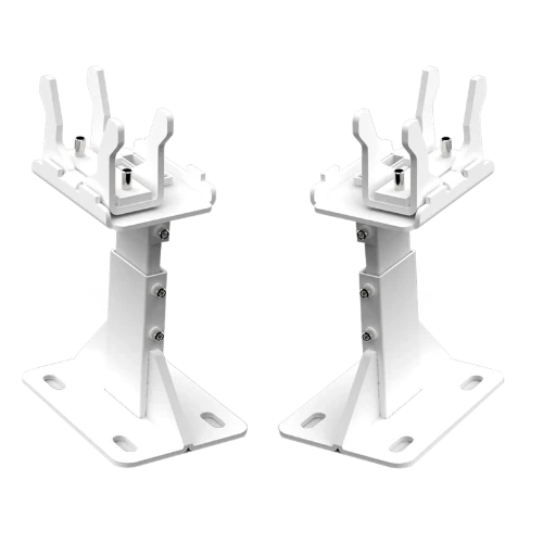 Stelrad Acces pieds sol fini T22-44 (set de 2 pieces) Ral 9016 - blanc signalisation