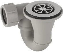 Geberit Standard PP siphon de douche 65 mm - chromé