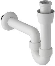 Geberit PP siphon tubulaire simple modèle court 5/4 x 40 mm - blanc - lave-mains of bidet