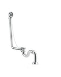 VIDAGE BAIGNOIRE COTTAGE chrome pour bain isole a/combiné de bain,siphon 6/4,décharge & rosace